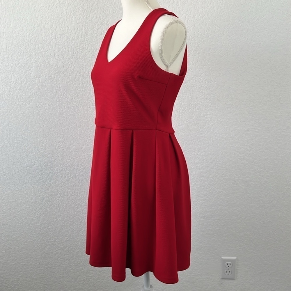 Maude Red Fit‎ and Flare Dress - Picture 3 of 11